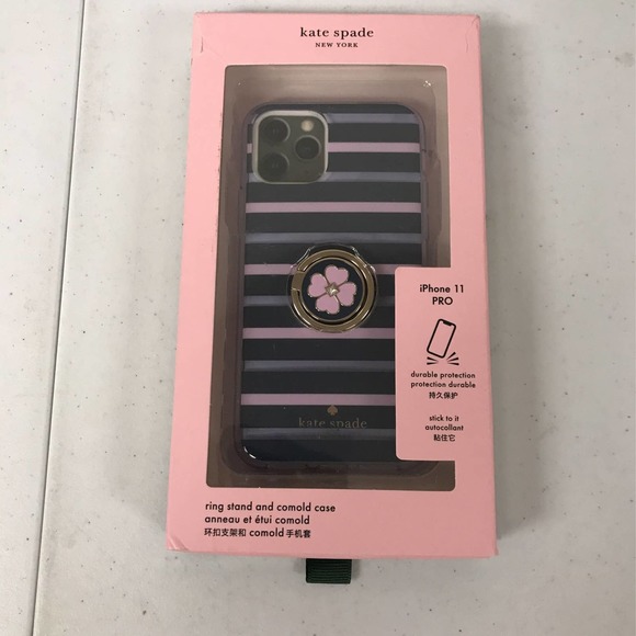 Kate Spade New York Ring & Stripe Resin iPhone 11 Pro Case - Picture 4 of 6